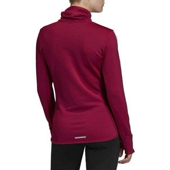 adidas GC6686 Women's Size M Pink COLD.RDY Cover Up Long Sleeve Running Top $100 - Picture 2 of 4